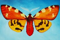 Gemälde Schmetterling